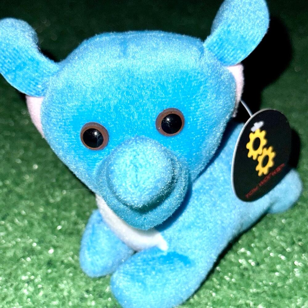 Toy Works Baby Blue Elephant Plush New With Tag